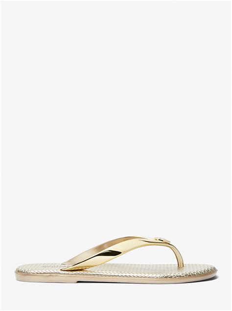 michael kors pvc jet fitflop|Jet Set Metallic PVC Flip.